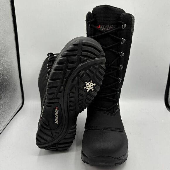 Baffin Jess Women's Black Insulated Winter Snow Boots Size Sz 7 - Picture 7 of 9